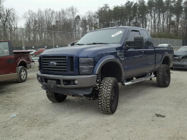 1FTSX21539EB15928 - 2009 FORD F250 SUPER BLUE photo 2