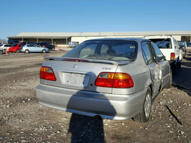 2HGEJ6617YH504818 - 2000 HONDA CIVIC BASE SILVER photo 4