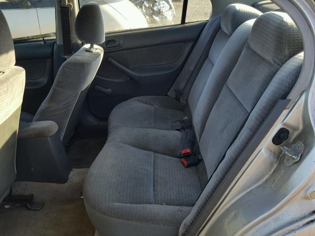 2HGEJ6617YH504818 - 2000 HONDA CIVIC BASE SILVER photo 6