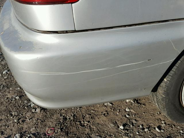 2HGEJ6617YH504818 - 2000 HONDA CIVIC BASE SILVER photo 9