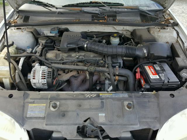 1G1JC524927413076 - 2002 CHEVROLET CAVALIER B SILVER photo 7