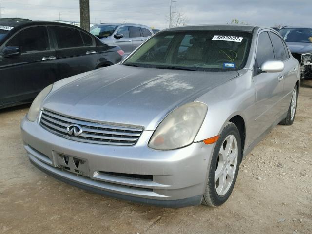 JNKCV51E33M004285 - 2003 INFINITI G35 SILVER photo 2