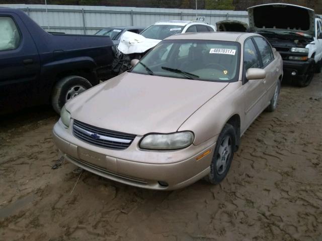 1G1NE52J22M590278 - 2002 CHEVROLET MALIBU LS BEIGE photo 2