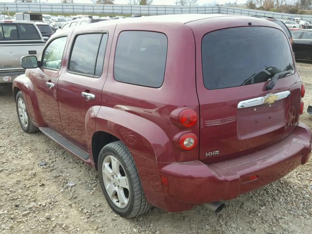 3GNDA23P46S620863 - 2006 CHEVROLET HHR LT BURGUNDY photo 3