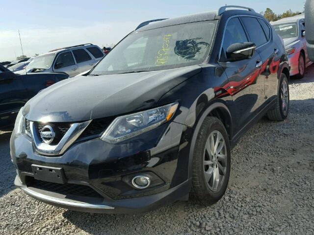 5N1AT2MT3EC752644 - 2014 NISSAN ROGUE S BLACK photo 2