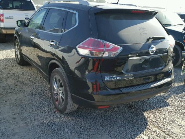 5N1AT2MT3EC752644 - 2014 NISSAN ROGUE S BLACK photo 3