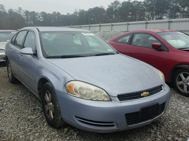 2G1WT58K569177543 - 2006 CHEVROLET IMPALA LT BLUE photo 1