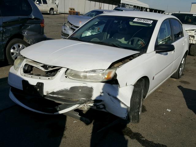 1G8AJ58F16Z185391 - 2006 SATURN ION LEVEL WHITE photo 2