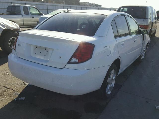 1G8AJ58F16Z185391 - 2006 SATURN ION LEVEL WHITE photo 4