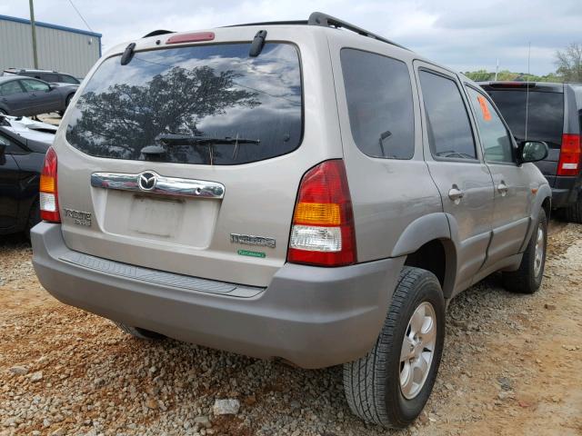 4F2YU071X1KM56180 - 2001 MAZDA TRIBUTE DX GRAY photo 4