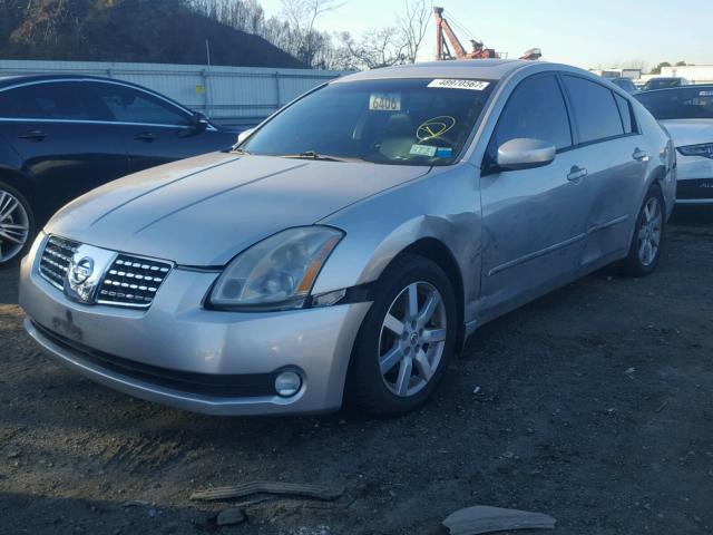 1N4BA41E44C899091 - 2004 NISSAN MAXIMA SE SILVER photo 2