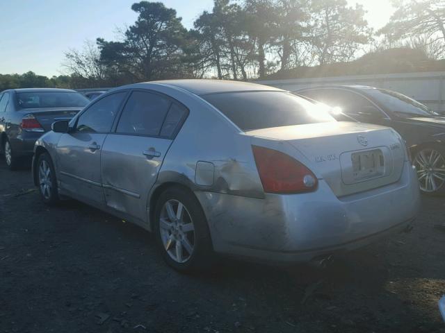 1N4BA41E44C899091 - 2004 NISSAN MAXIMA SE SILVER photo 3