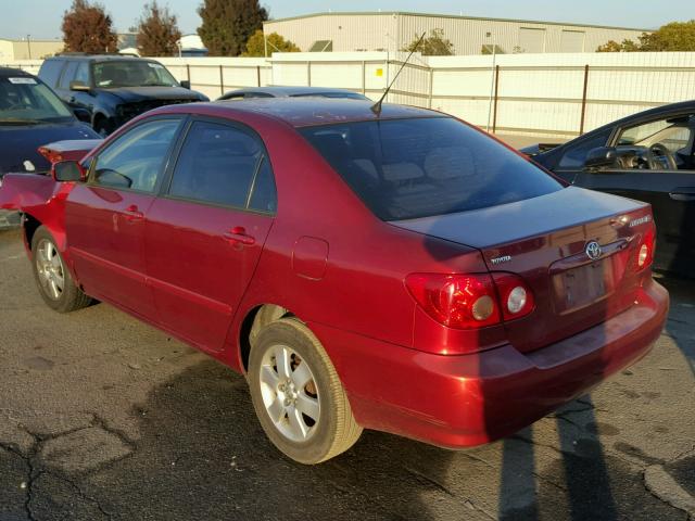 1NXBR30E77Z925871 - 2007 TOYOTA COROLLA CE RED photo 3