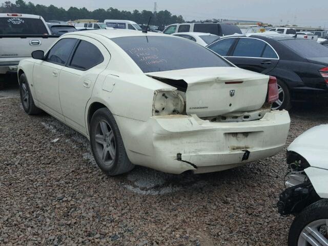 2B3KA43G98H247855 - 2008 DODGE CHARGER CREAM photo 3