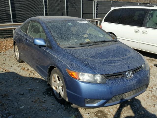 2HGFG12896H540564 - 2006 HONDA CIVIC EX BLUE photo 1