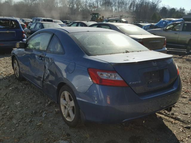 2HGFG12896H540564 - 2006 HONDA CIVIC EX ლურჯი ფოტო 3