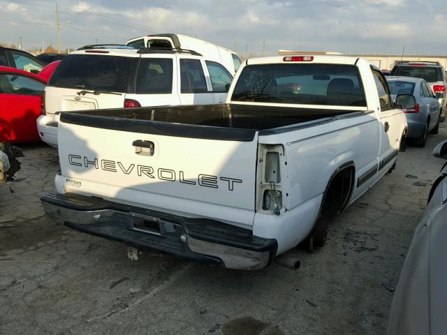 1GCEC14WX2Z126835 - 2002 CHEVROLET SILVERADO WHITE photo 4