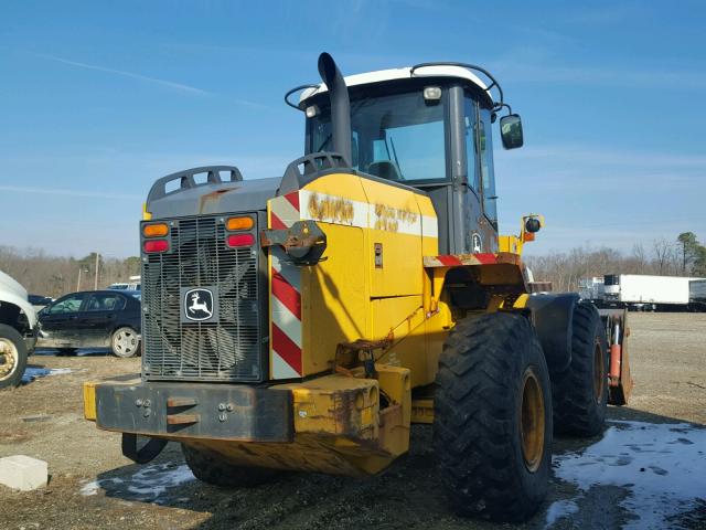 DW624JH594889 - 2004 JOHN DEERE LOADER YELLOW photo 4