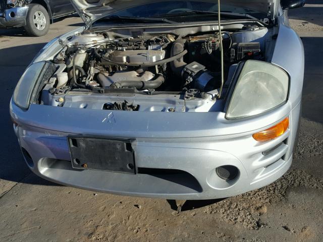 4A3AC44G54E047895 - 2004 MITSUBISHI ECLIPSE GS SILVER photo 7