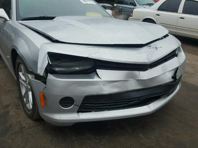 2G1FB1E35F9166440 - 2015 CHEVROLET CAMARO LS GRAY photo 9