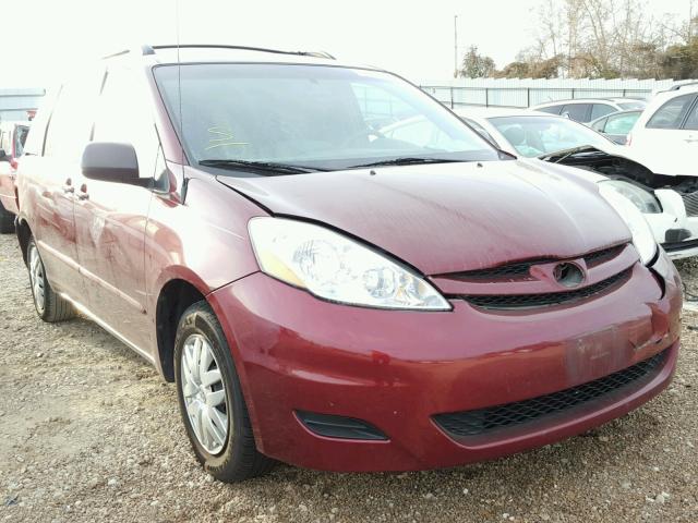 5TDZK23C39S275438 - 2009 TOYOTA SIENNA CE MAROON photo 1