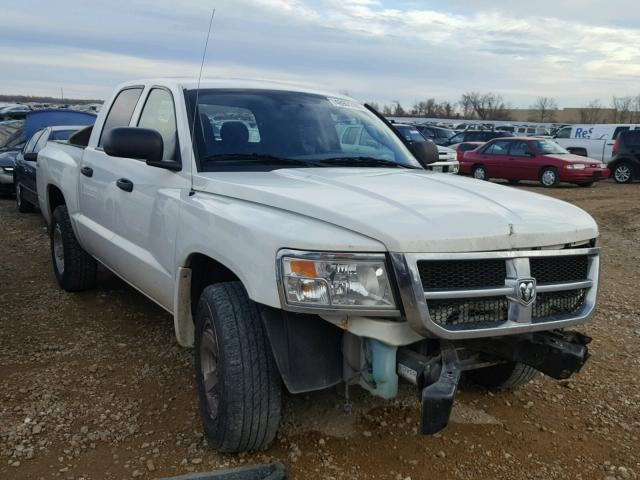 1D7HW28K89S735237 - 2009 DODGE DAKOTA ST WHITE photo 1