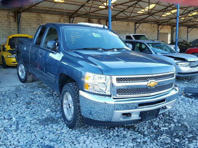 1GCRCSE09CZ320615 - 2012 CHEVROLET SILVERADO BLUE photo 1