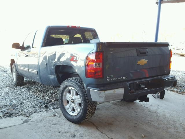 1GCRCSE09CZ320615 - 2012 CHEVROLET SILVERADO BLUE photo 3