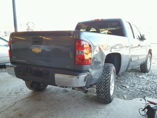 1GCRCSE09CZ320615 - 2012 CHEVROLET SILVERADO BLUE photo 4