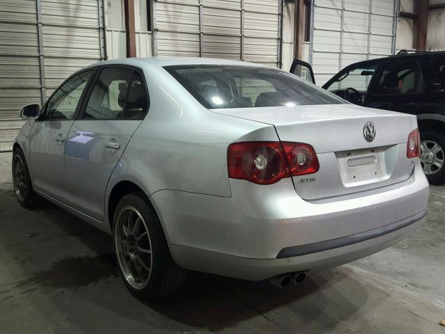 3VWPF71KX6M642654 - 2006 VOLKSWAGEN JETTA VALU SILVER photo 3