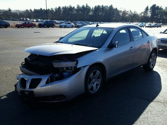 1G2ZG57B184257992 - 2008 PONTIAC G6 BASE SILVER photo 2