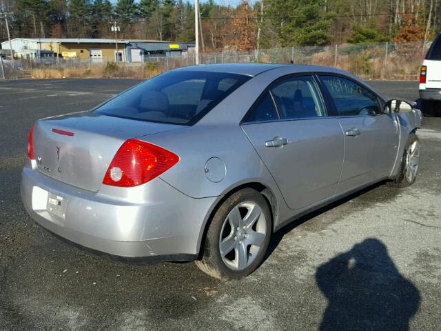 1G2ZG57B184257992 - 2008 PONTIAC G6 BASE SILVER photo 4