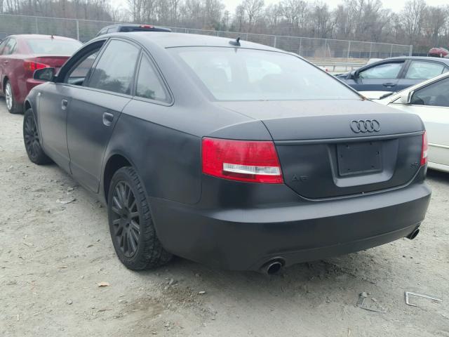 WAUAH74F97N110561 - 2007 AUDI A6 3.2 BLACK photo 3