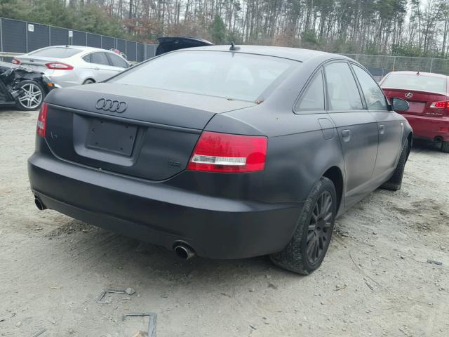 WAUAH74F97N110561 - 2007 AUDI A6 3.2 BLACK photo 4