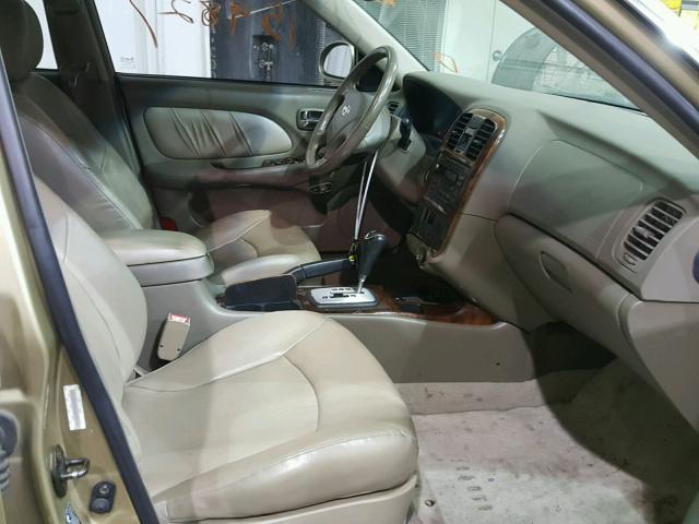 KMHWF35H94A003919 - 2004 HYUNDAI SONATA GLS GOLD photo 5