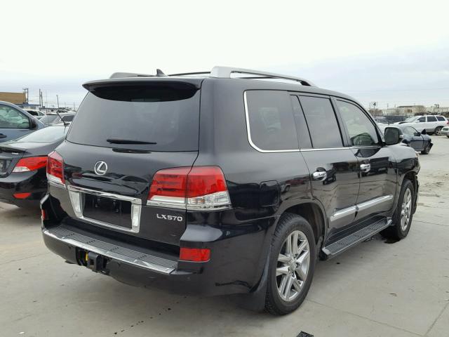 JTJHY7AX5D4126611 - 2013 LEXUS LX 570 BLACK photo 4