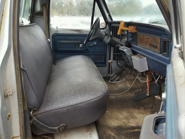 F14HNAJ7764 - 1978 FORD F-150 BLUE photo 5