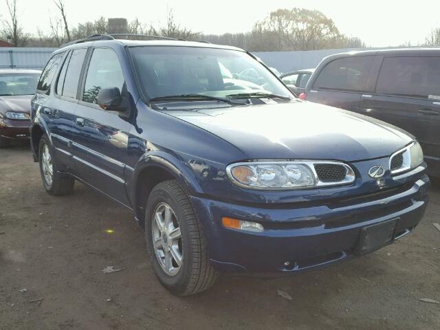 1GHDT13S222338044 - 2002 OLDSMOBILE BRAVADA BLUE photo 1