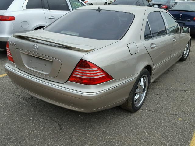 WDBNG70J4YA037642 - 2000 MERCEDES-BENZ S 430 GOLD photo 4