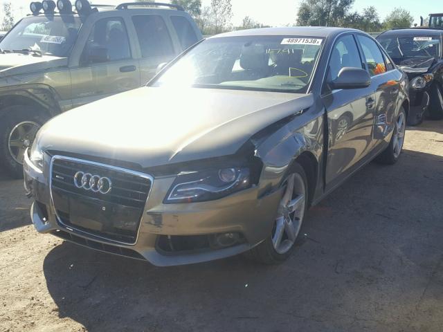 WAUMK78K39A115030 - 2009 AUDI A4 PRESTIG GOLD photo 2