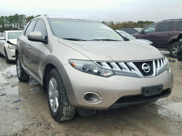 JN8AZ18U59W030665 - 2009 NISSAN MURANO S TAN photo 1