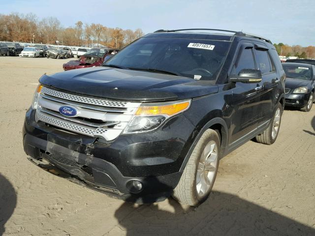 1FMHK7D86BGA50400 - 2011 FORD EXPLORER X BLACK photo 2