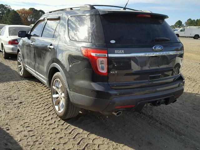 1FMHK7D86BGA50400 - 2011 FORD EXPLORER X BLACK photo 3