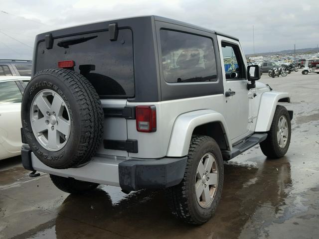1C4GJWBG4CL152262 - 2012 JEEP WRANGLER S ნაცრისფერი ფოტო 4