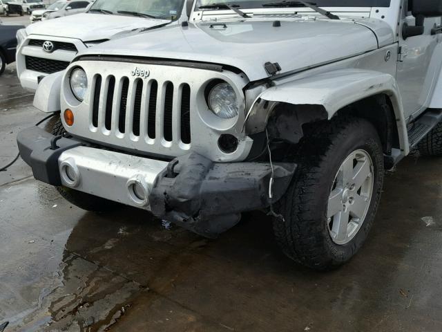 1C4GJWBG4CL152262 - 2012 JEEP WRANGLER S GRAY photo 9