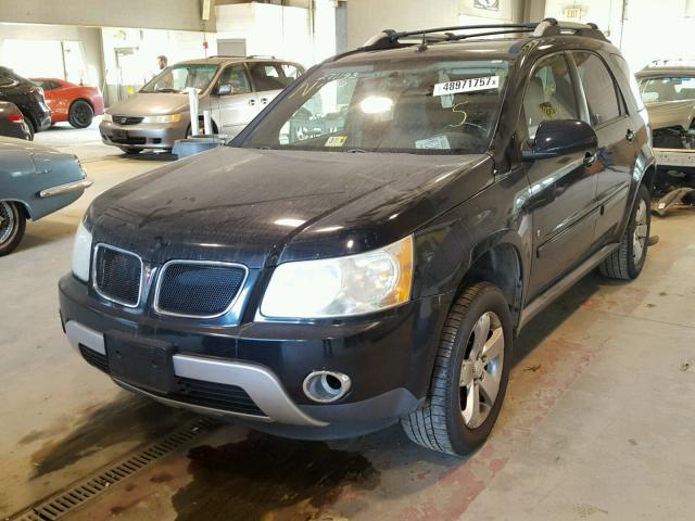 2CKDL63F666049398 - 2006 PONTIAC TORRENT BLACK photo 2