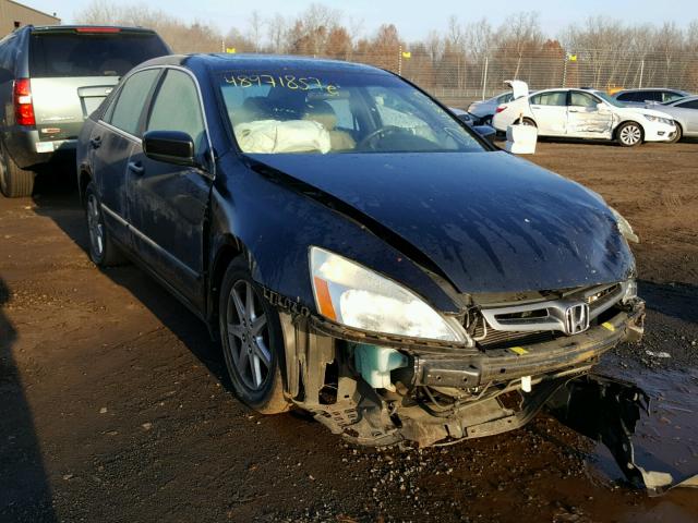 1HGCM66543A077610 - 2003 HONDA ACCORD EX BLACK photo 1