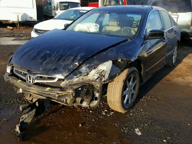 1HGCM66543A077610 - 2003 HONDA ACCORD EX BLACK photo 2