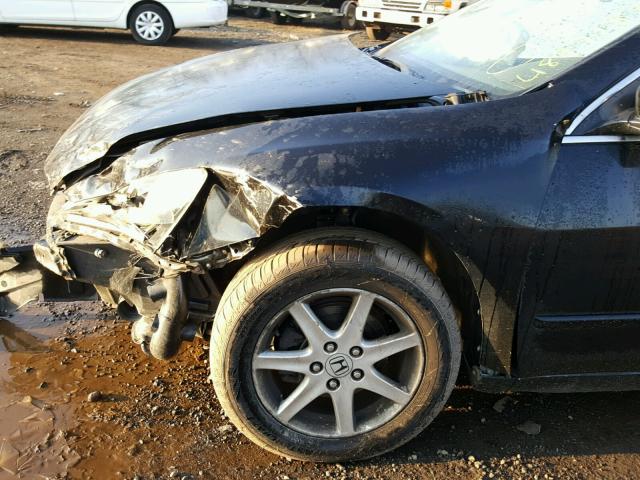 1HGCM66543A077610 - 2003 HONDA ACCORD EX BLACK photo 9