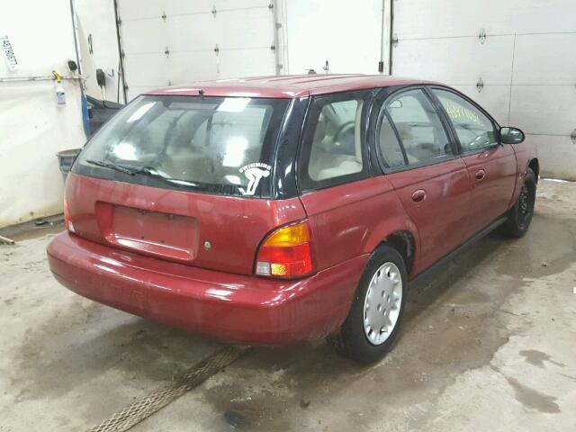 1G8ZK8270TZ265344 - 1996 SATURN SW2 RED photo 4